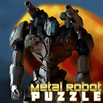 Metal Roboter Puzzle